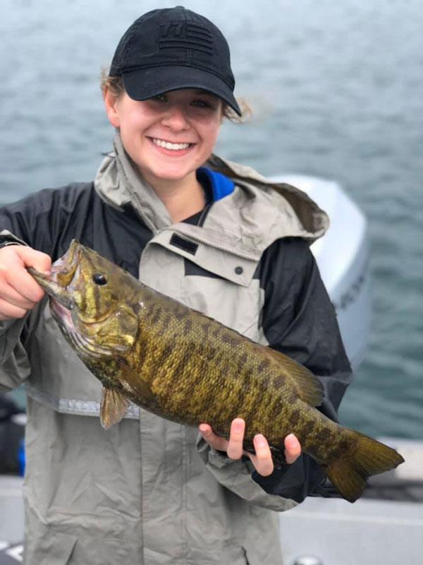 Julie Buscaglia smallmouth bass