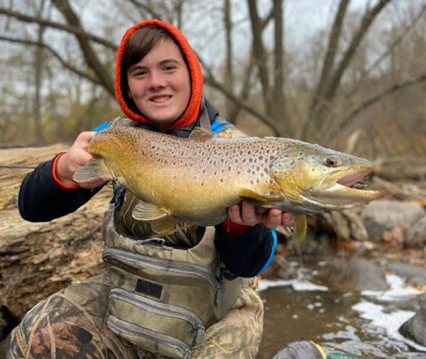 Ethan Bronschidle brown trout 
