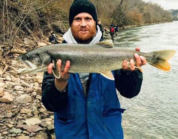 Wade Rowcliffe lake trout