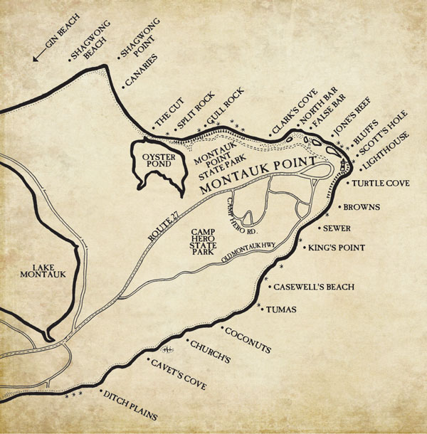 montauk point map