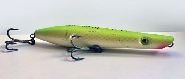 Battle-worn Jobo Jr. Guppy pencil popper