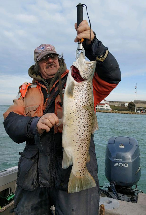 Capt. John Oravec brown trout