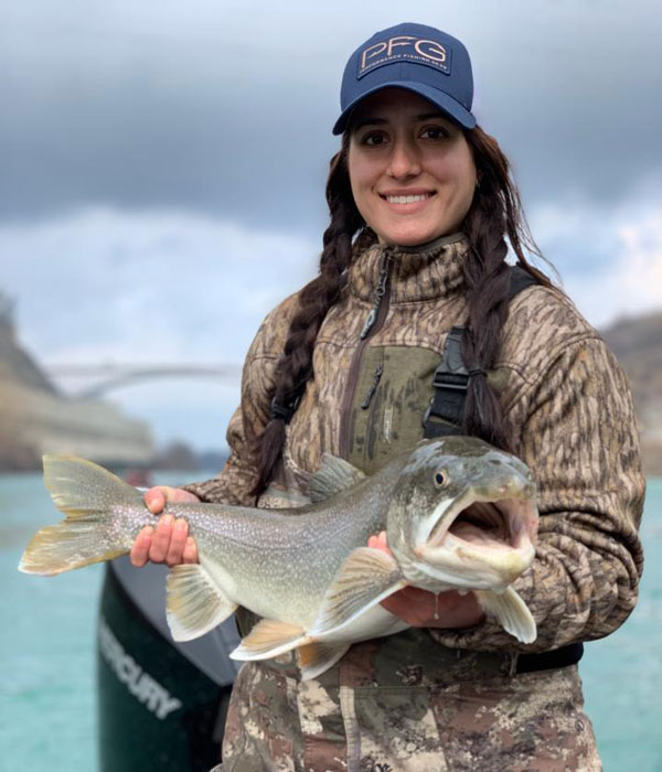 Tracey Mikolajek lake trout