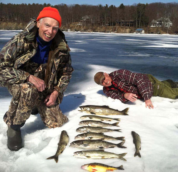 Butch and Joe lake trout