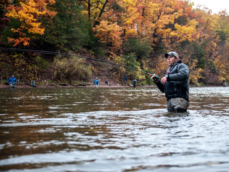 Jimmy Fee centerpin fishing