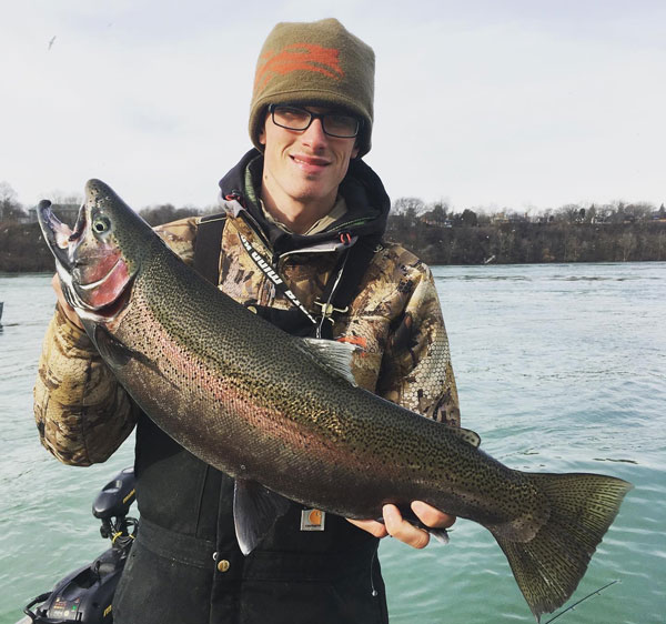 Capt. Connor Cinelli steelhead