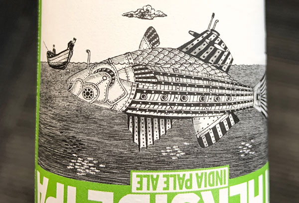 Otherside IPA upside down label