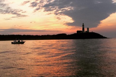 Montauk sunset fishing