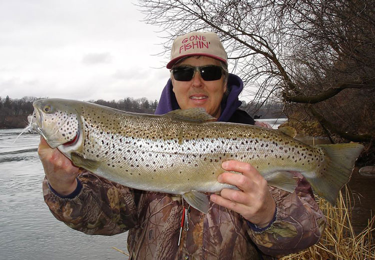 Mike Rzucidlo brown trout