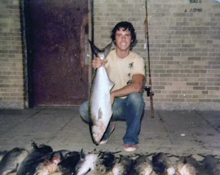 Ron Powers bluefish - stories of striper blitzes