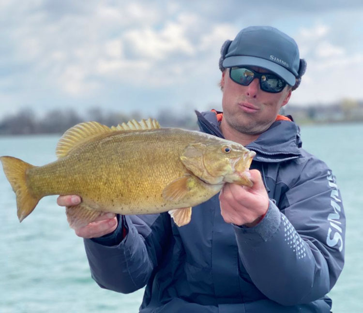 Capt. Ryan Shea smallmouth bass