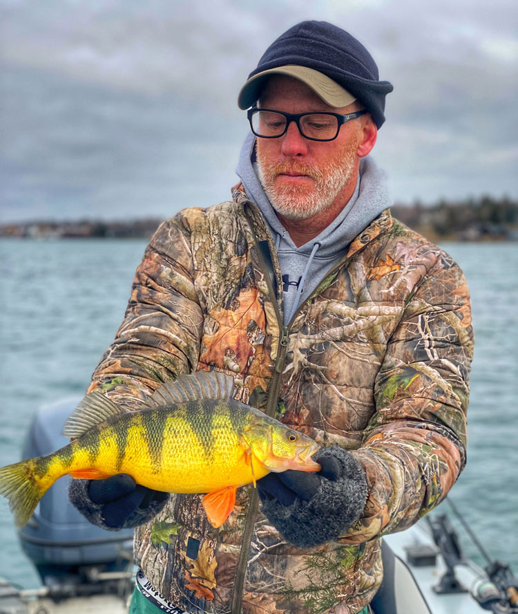 Mike Crawford yellow perch
