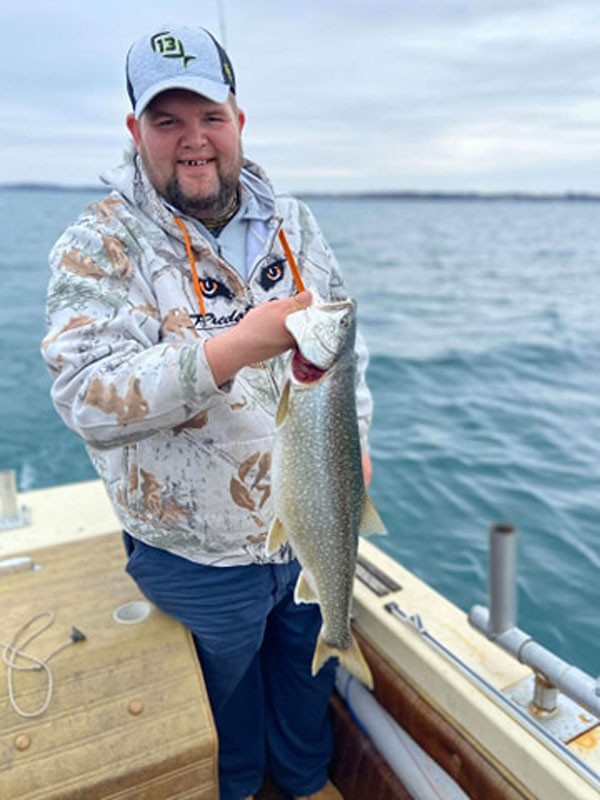 Josh Dunkelberger lake trout