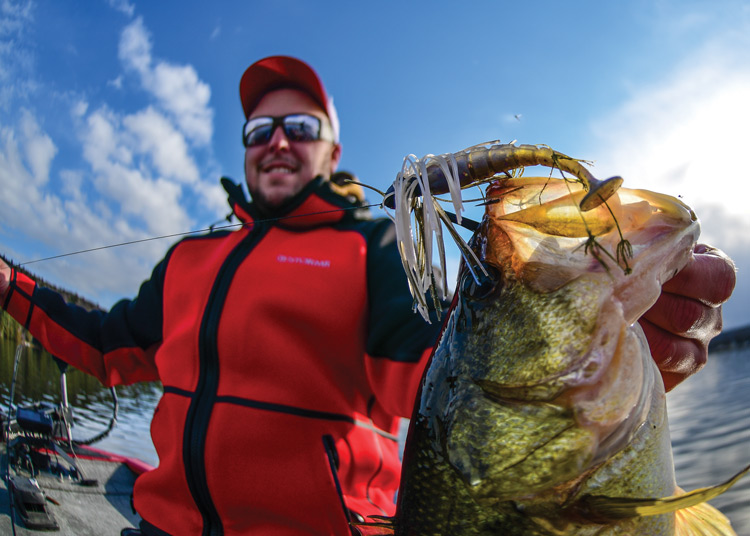 largemouth on paddletail