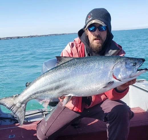 Capt. Taz Morrison king salmon