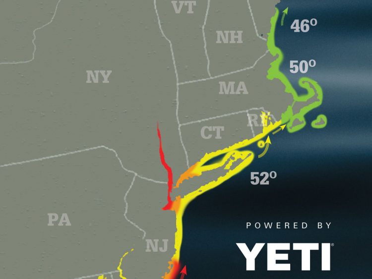 Striper Migration Map