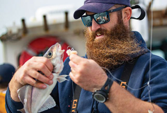 MA Marine Fisheries biologist Matt Ayer