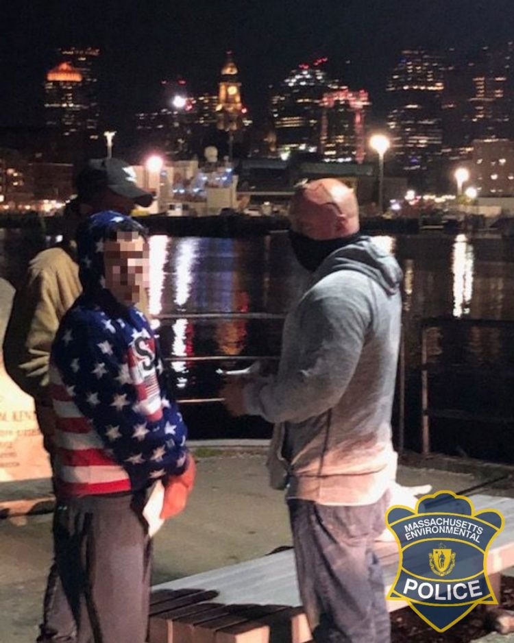 Boston Harbor striped bass poaching suspects