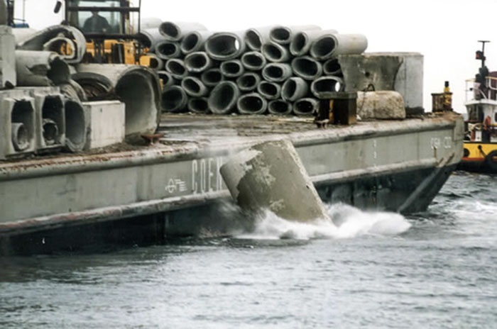 building artificial reef