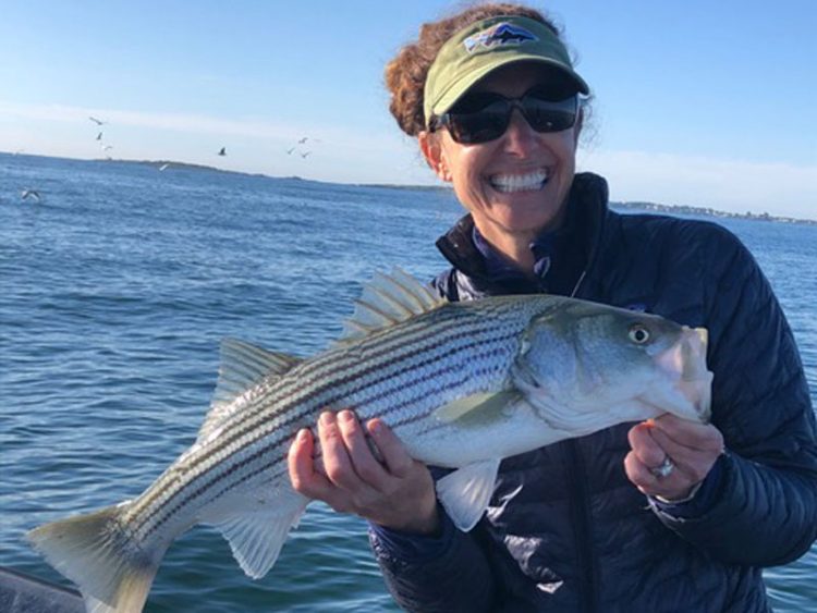 Beth Taylor striped bass