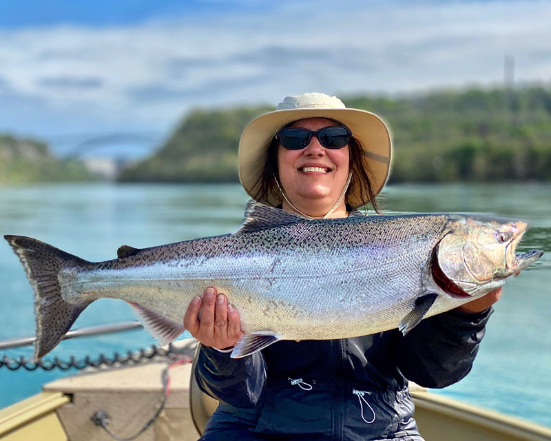 Margie Mikolajek king salmon