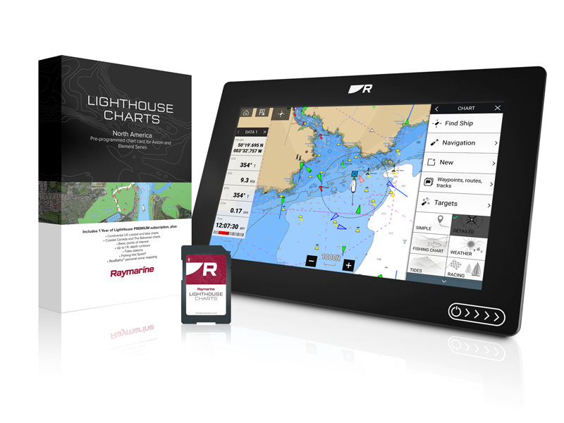 Raymarine Lighthouse Charts
