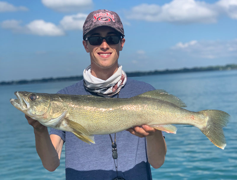 Capt. Connor Cinelli walleye