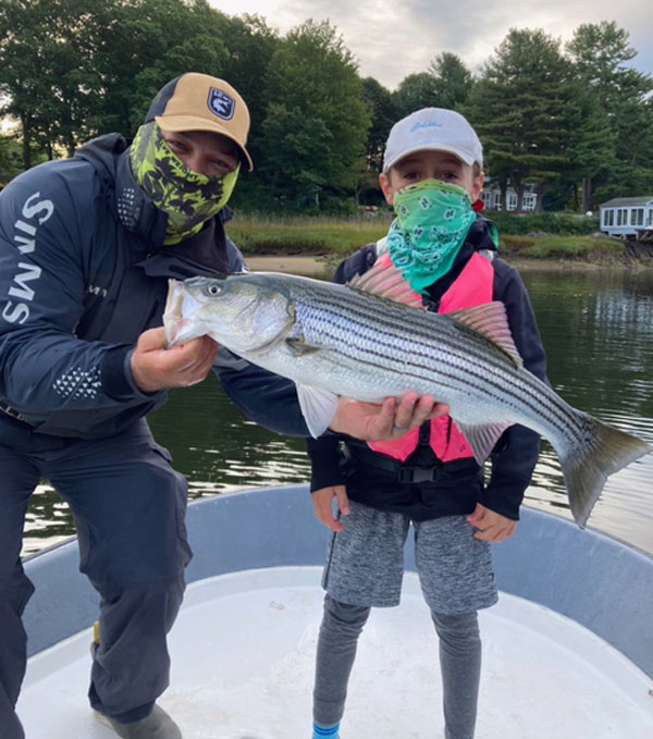 Mateo's first striper