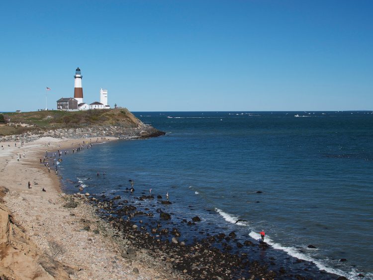 Montauk striper anglers