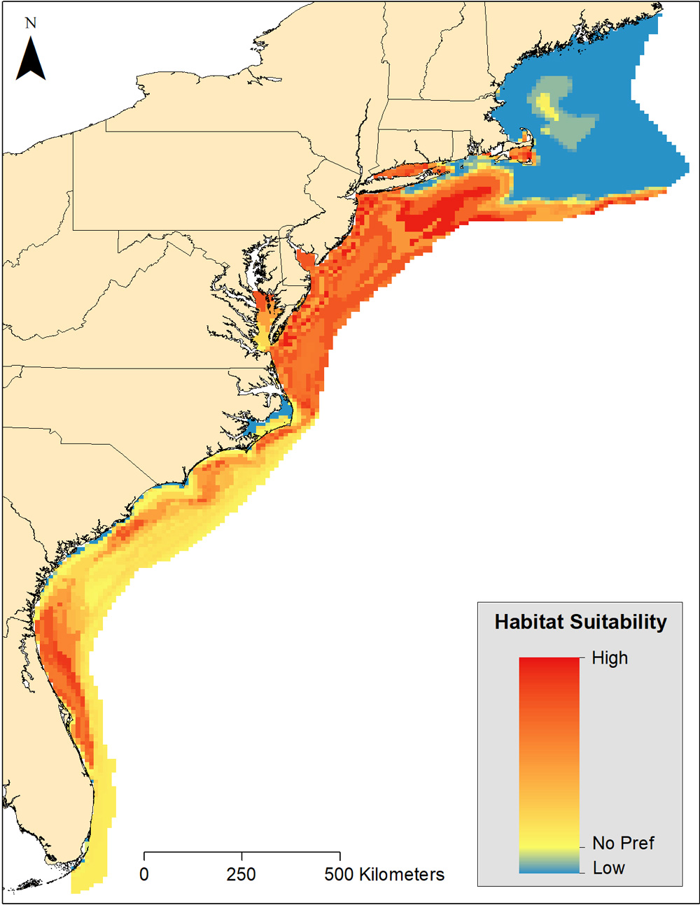 cobia habitat map