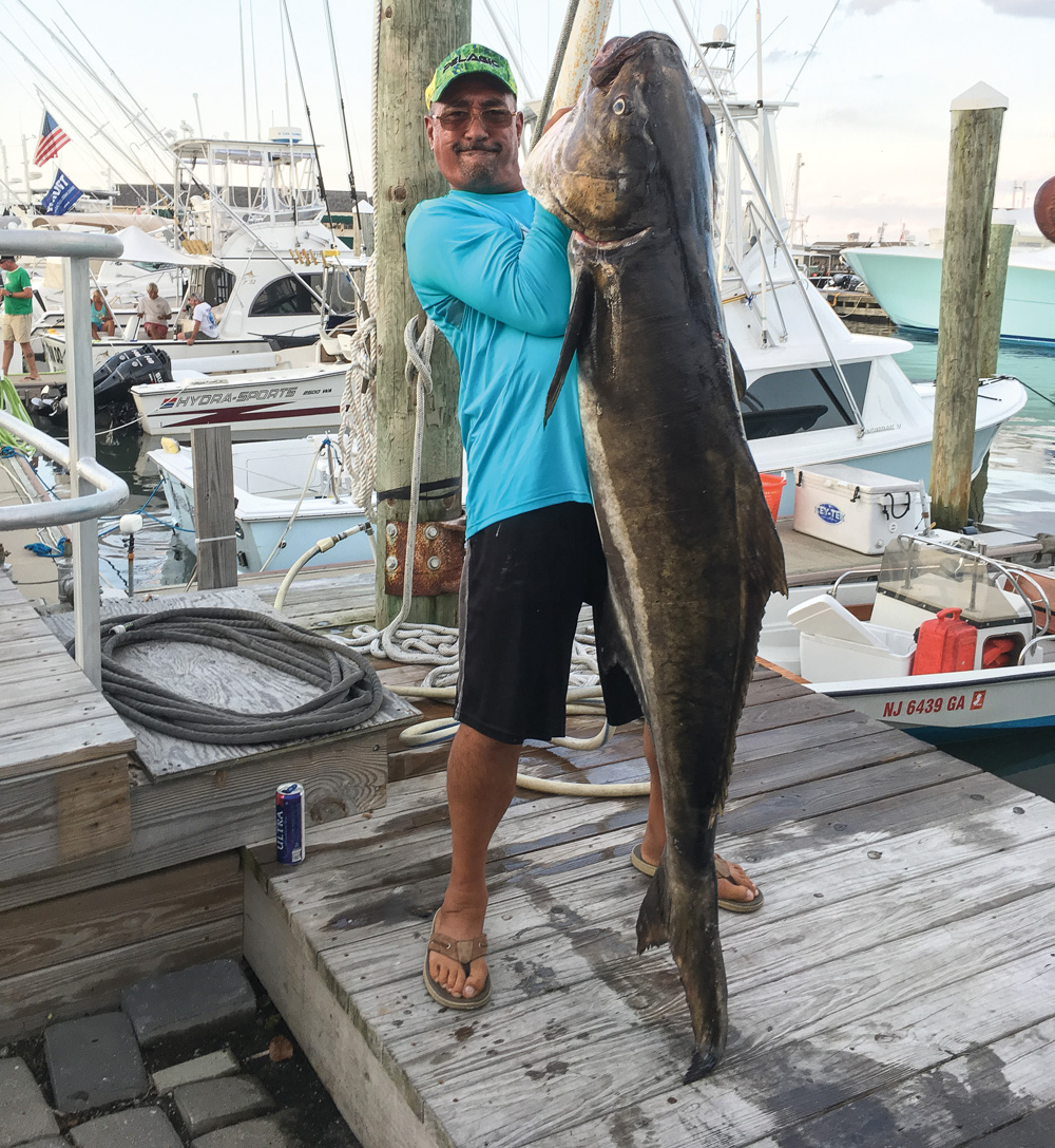Captain Len Andalis NJ record cobia