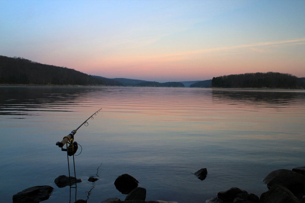 Sunrise on the Saugatuck Reservoir 