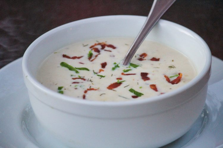 Creamy tautog chowder made easy with an On The Water recipe.