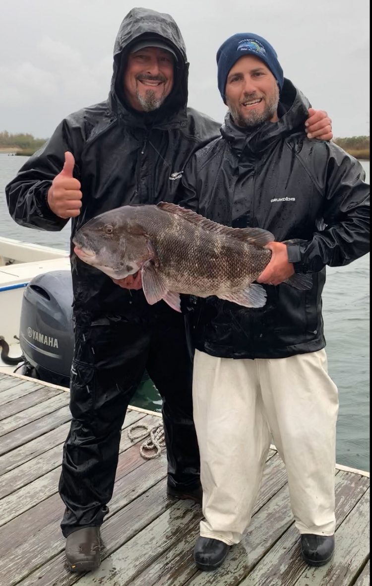 17.3-pound tautog caught by Matt Diamond.