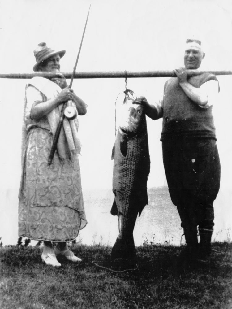 Charles B. Church, 73-pounds, Nashawena Island, MA, 1913.
