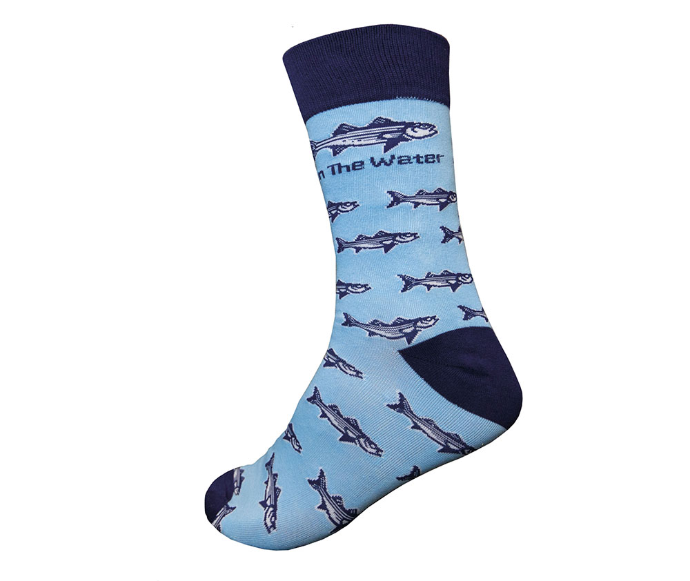 On The Water Outfitters Striped Bass Socks