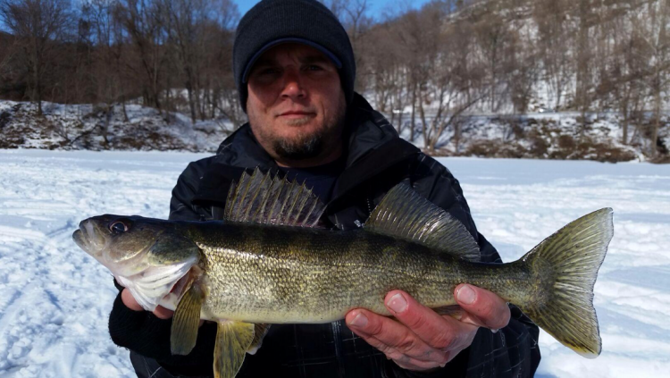 Big Swartswood Lake gives anglers a shot at a trophy walleye.