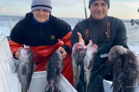 A nice catch of black sea bass caught on last Friday's offshore trip aboard Parker Pete's Sportfishing.