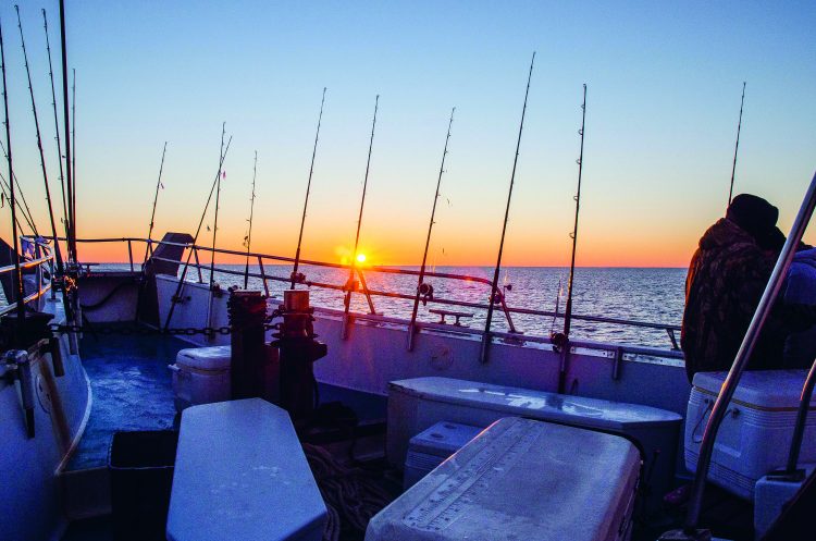 After taking off your gloves to add a piece of clam to your hook, there&rsquo;s no better feeling than putting your hands around a heated handrail.