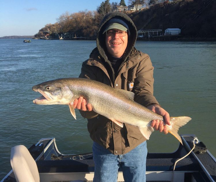 Jon Holden lake trout