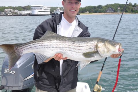 Fishermen are seeking a circle hook exemption when fishing for striped bass with tube-and-worm rigs and leadhead jigs.