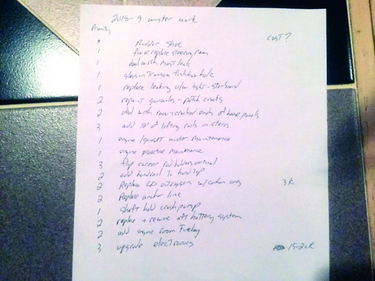 Your punch list can be a simple list like this or a detailed Excel spreadsheet.