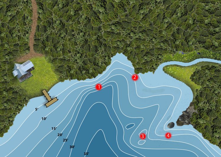 likely areas for winter smallmouth bass