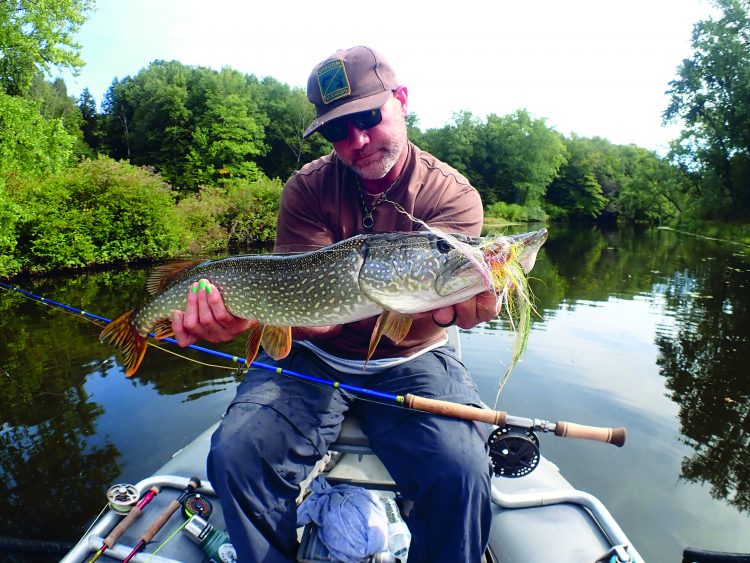 Finding pike through the year depends on the water temperature.