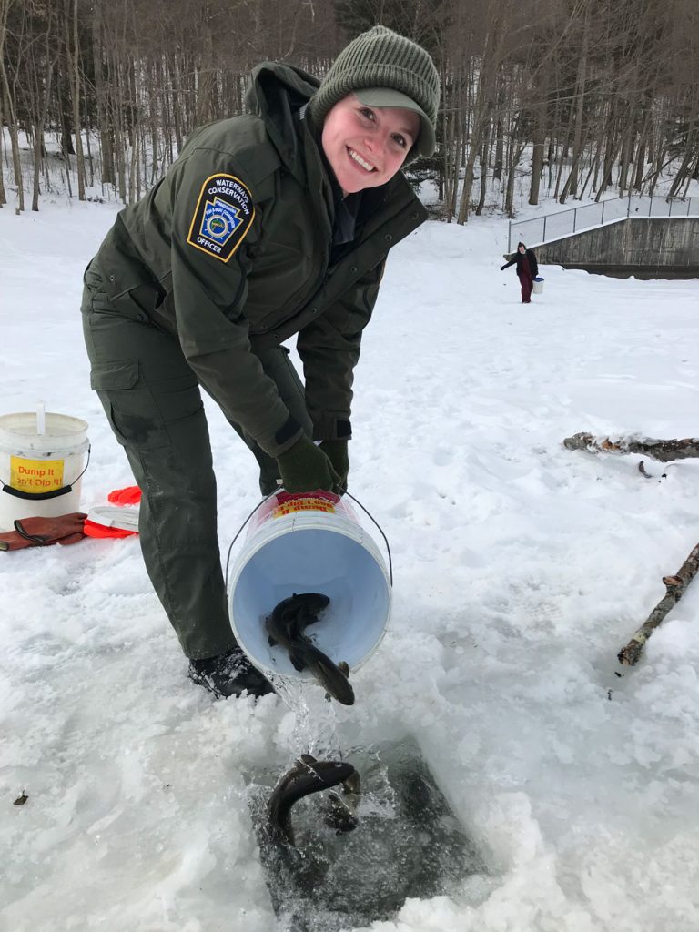 Laurel Run Reservoir trout stocking