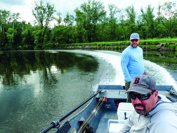 Pogo navigates through some New England pike waters.
