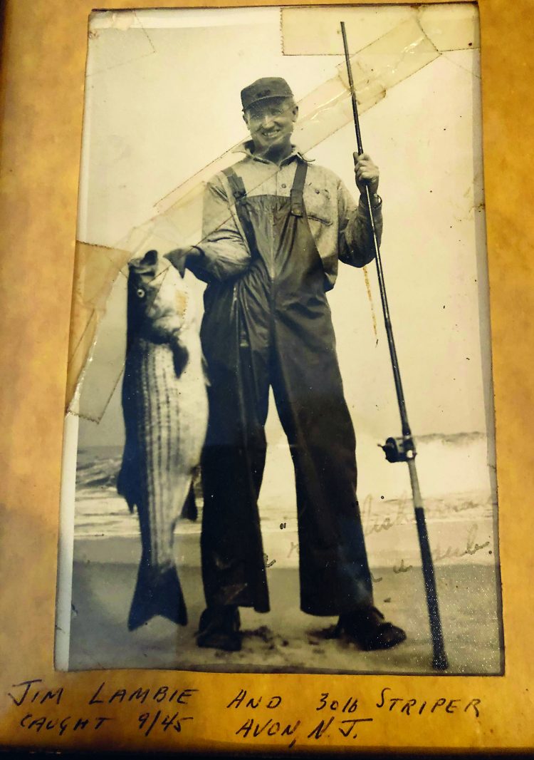 30 Pound Striped Bass Avon NJ