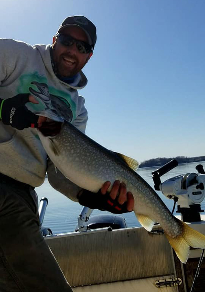 Capt. Joe Oakes lake trout