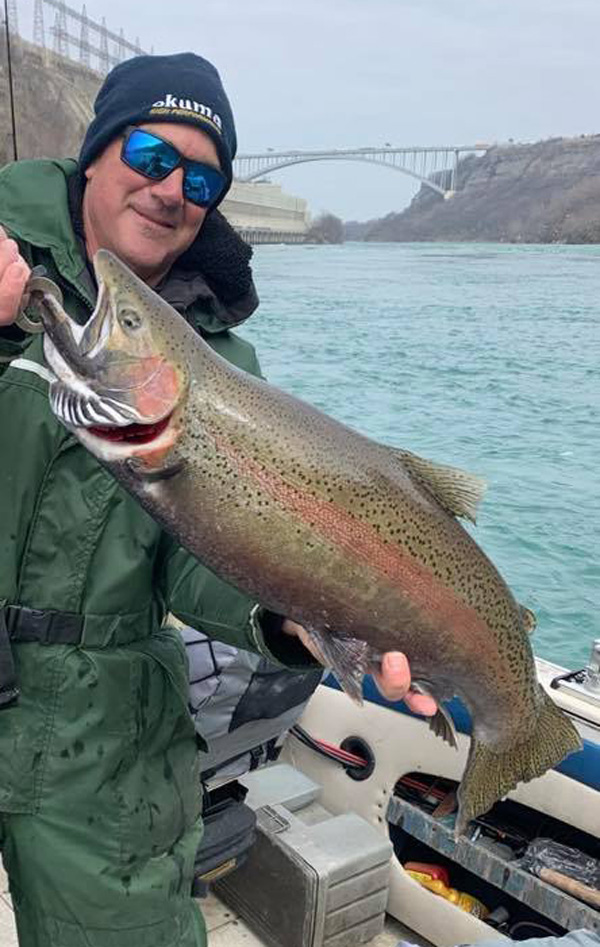 Capt. Vince Pierleoni steelhead