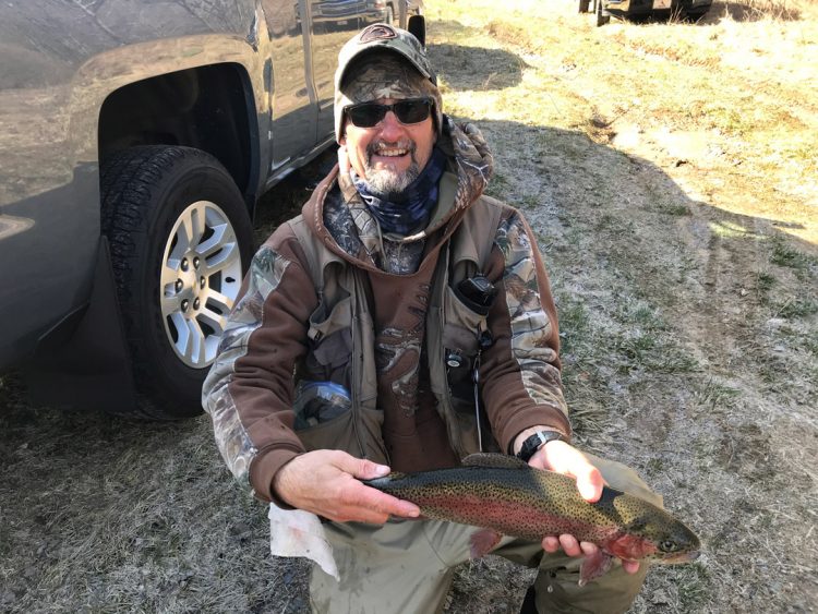 Bob Adams Jr rainbow trout